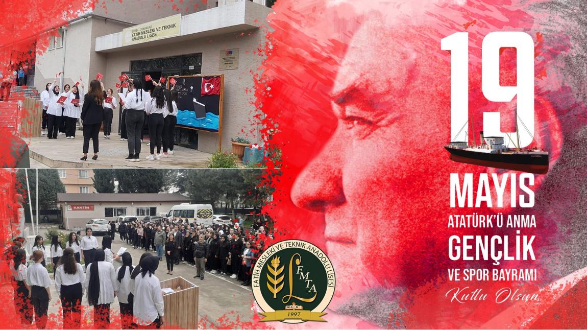 19 Mayıs Atatürk'ü Anma Gençlik ve Spor Bayramımız Kutlu Olsun